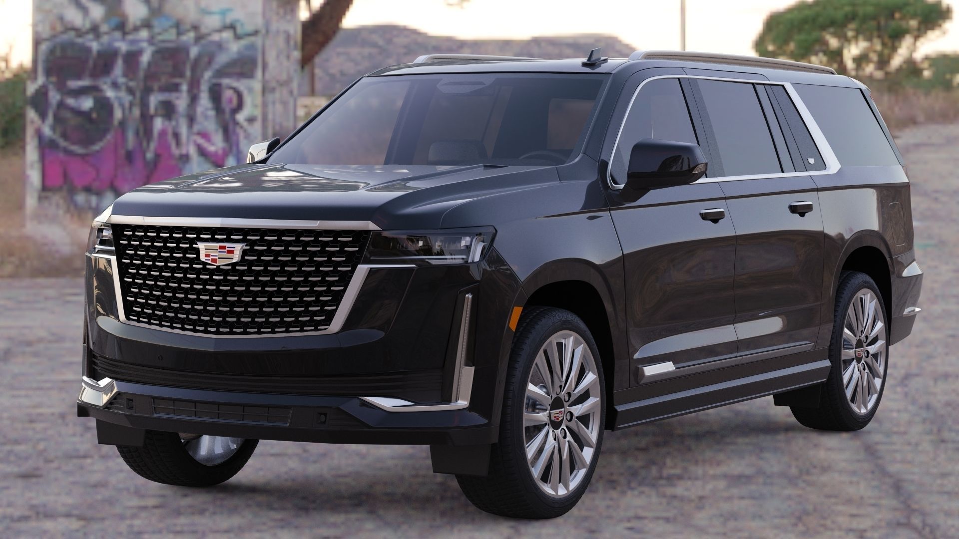 Cadillac Escalade ESV Luxury 3D model_7