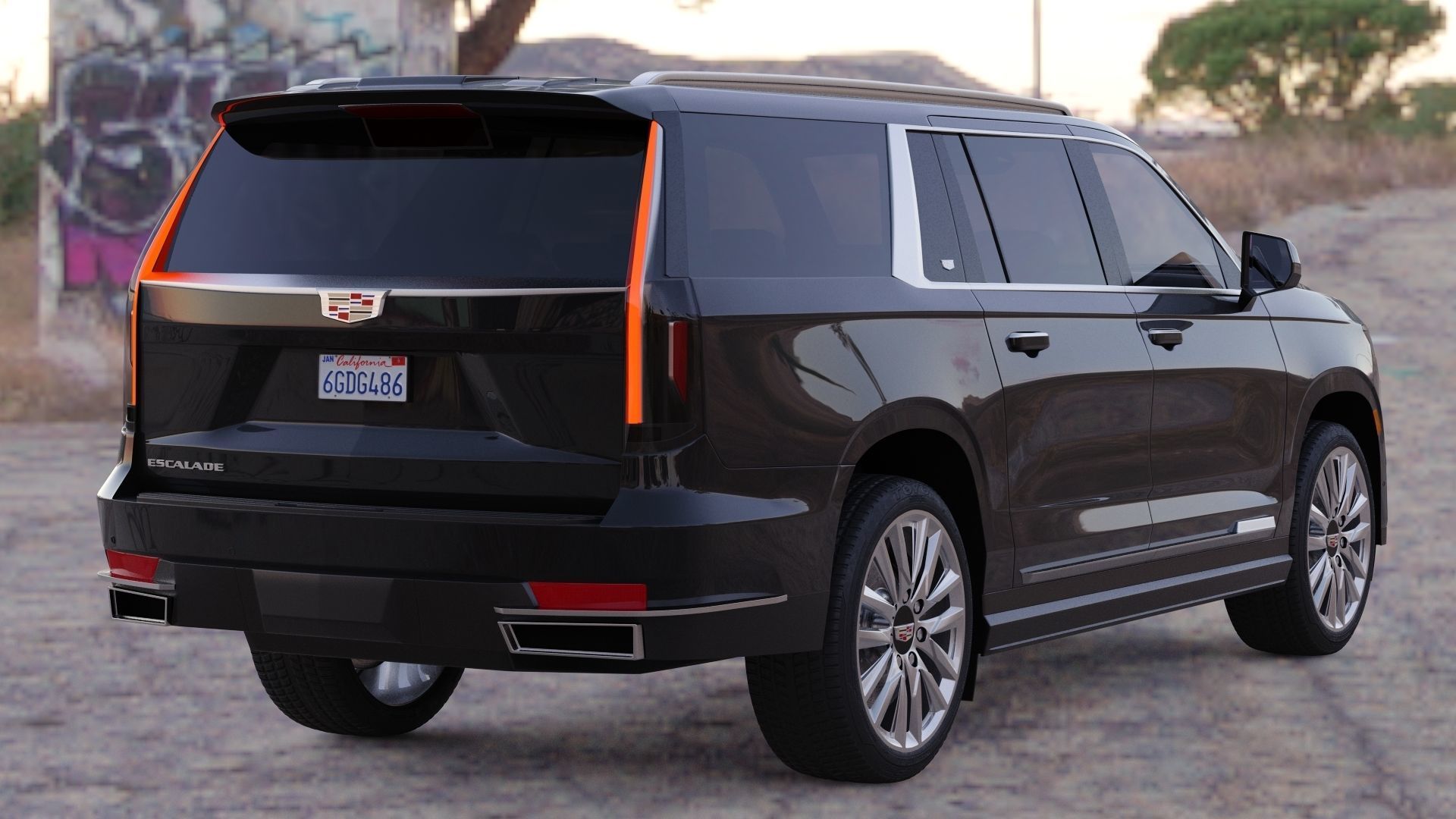 Cadillac Escalade ESV Luxury 3D model_8