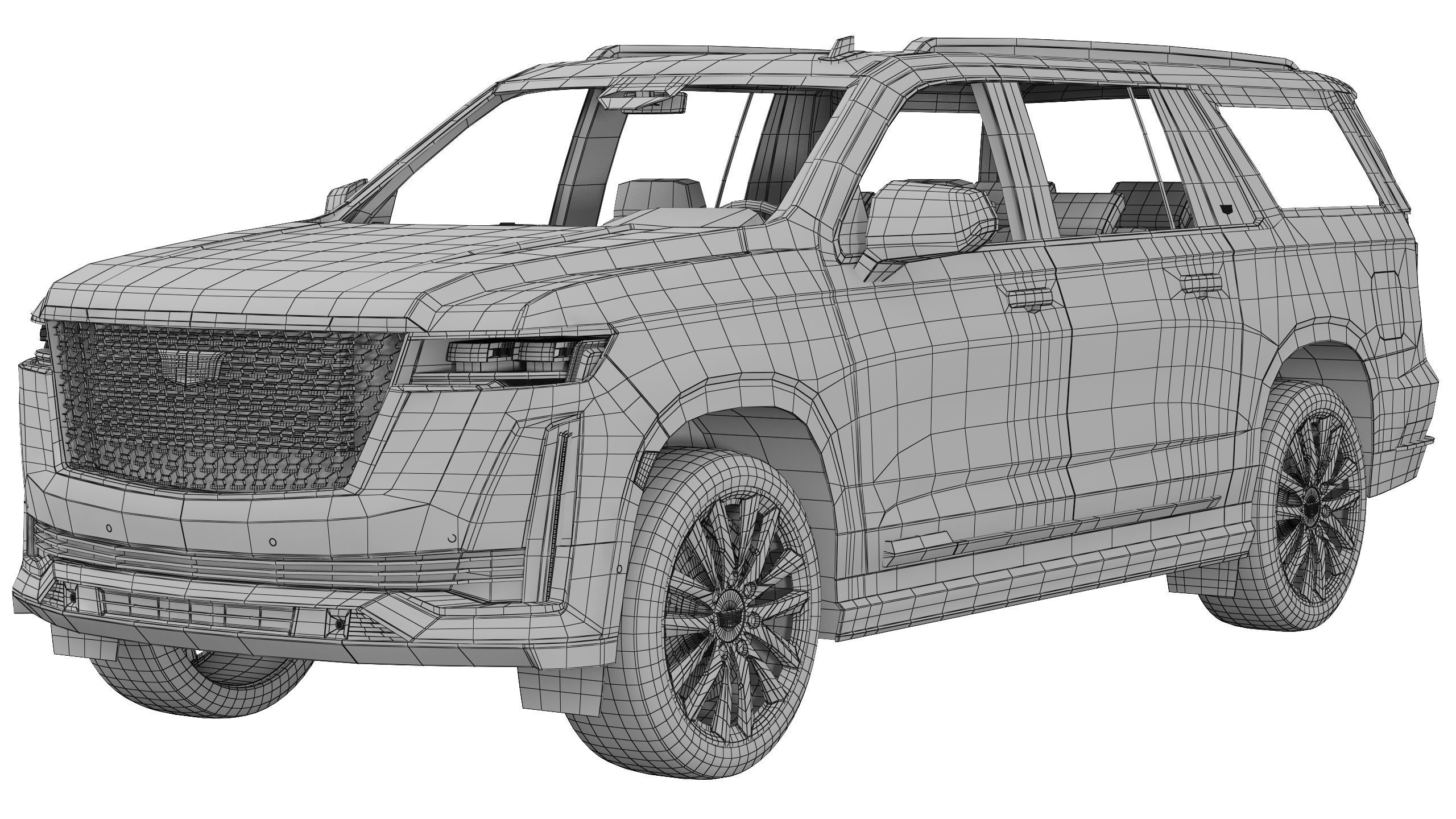 Cadillac Escalade ESV Luxury 3D model_9