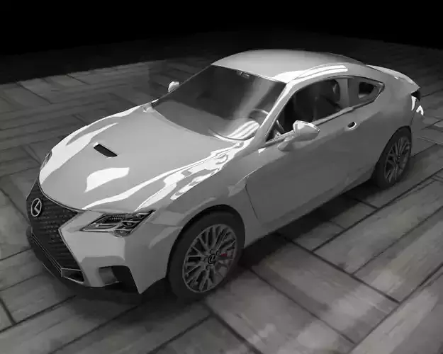 Lexus RCF 2019 3d model