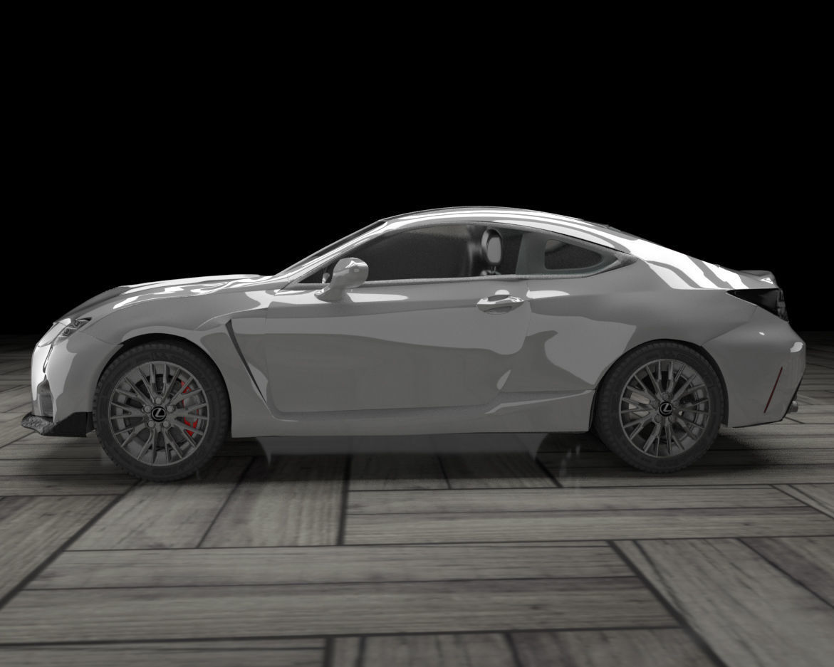 Lexus RCF 2019 3d model 3D model_1