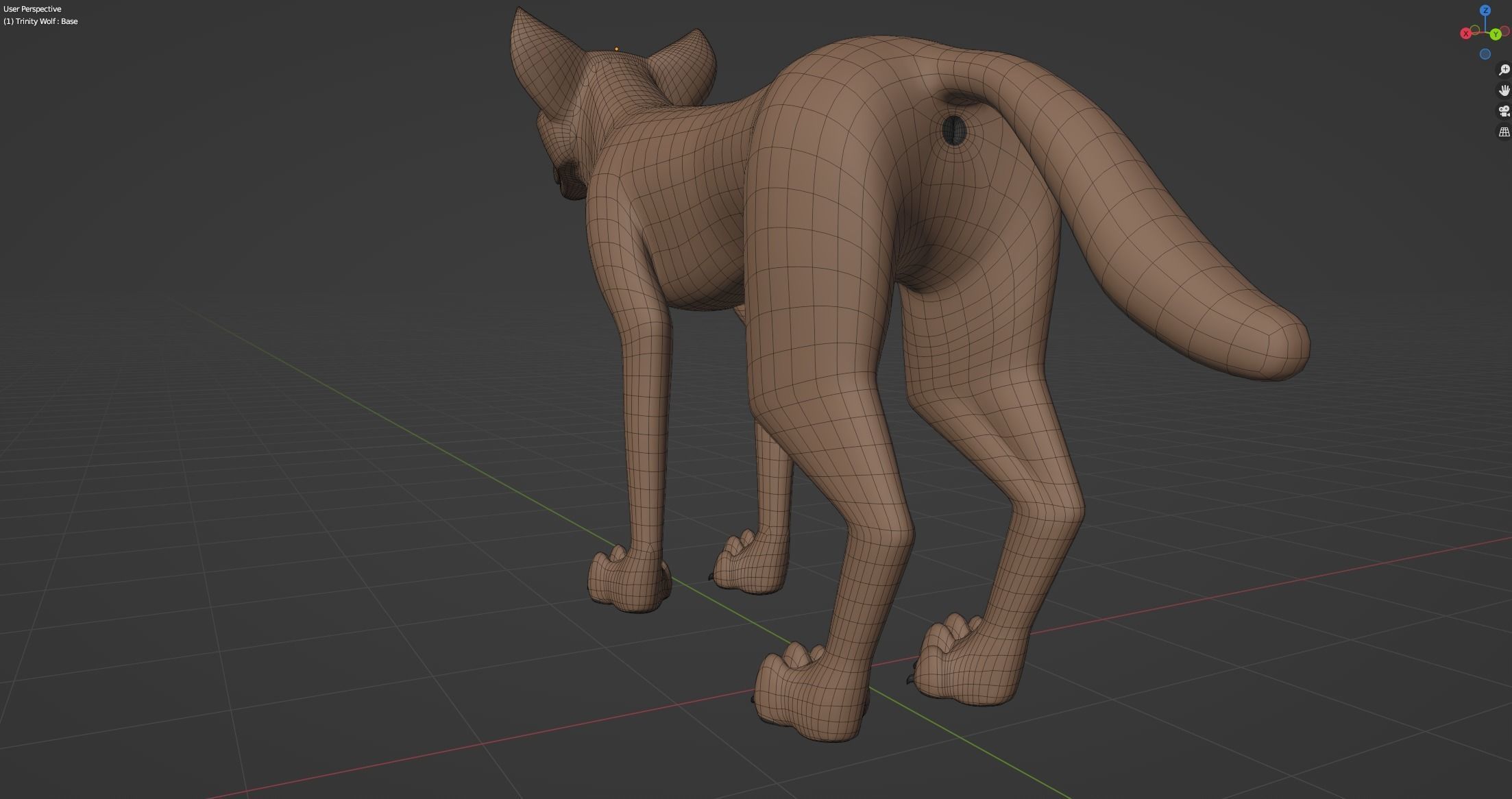 Trinity Wolf 3D model_49