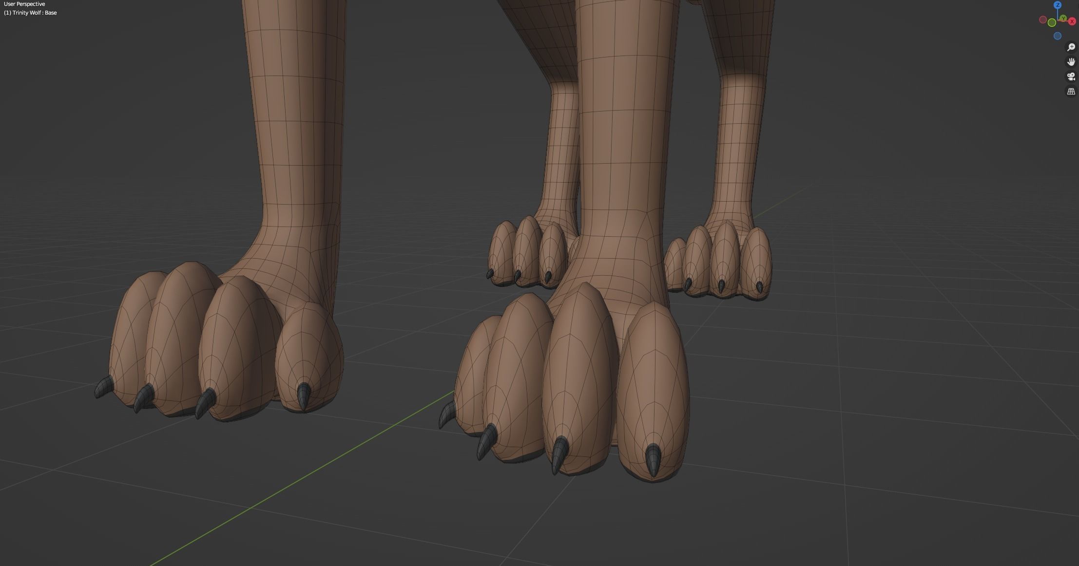 Trinity Wolf 3D model_53