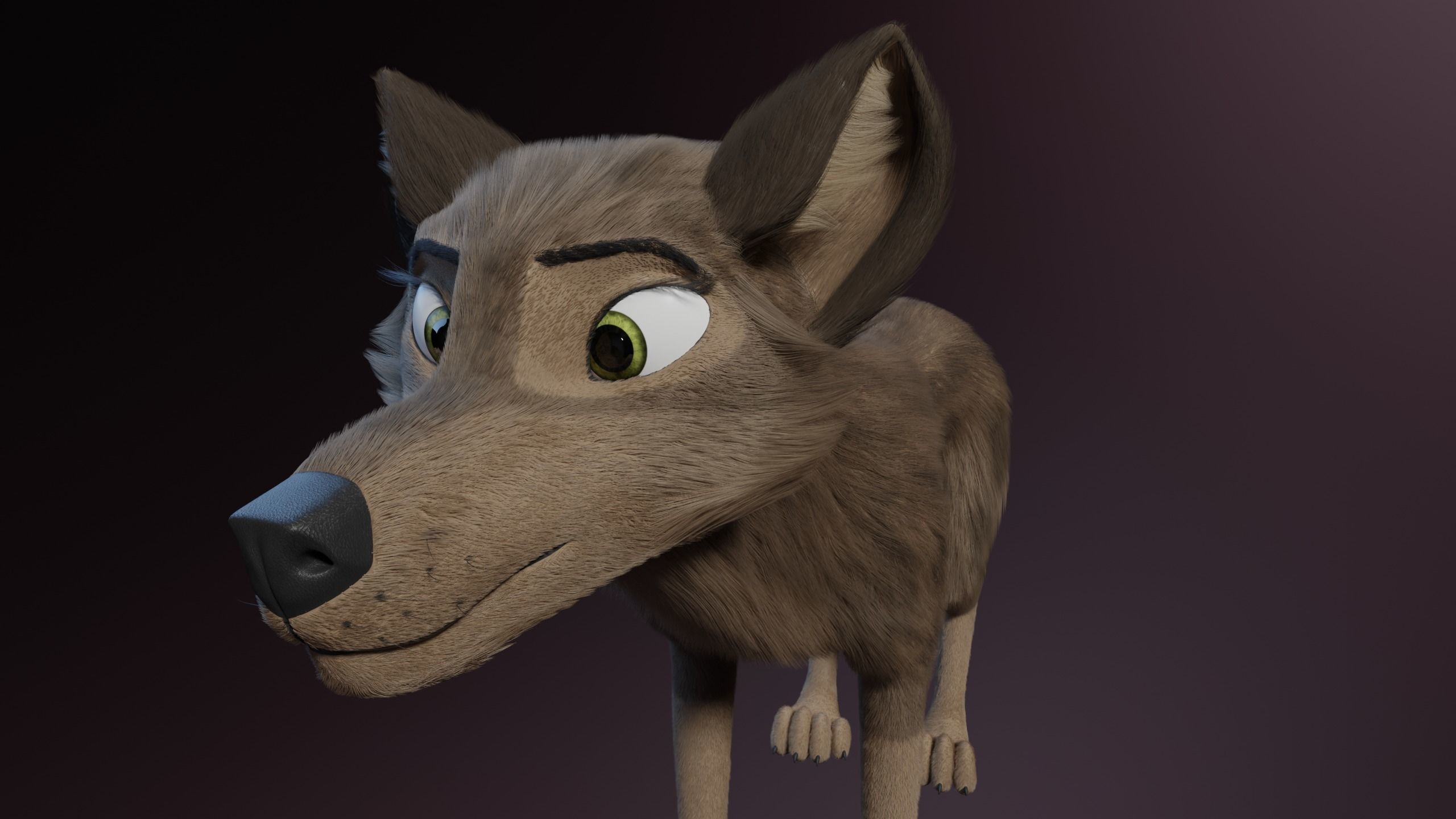 Trinity Wolf 3D model_4