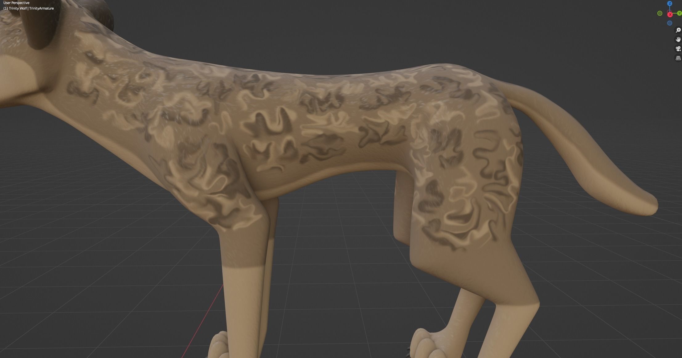 Trinity Wolf 3D model_41