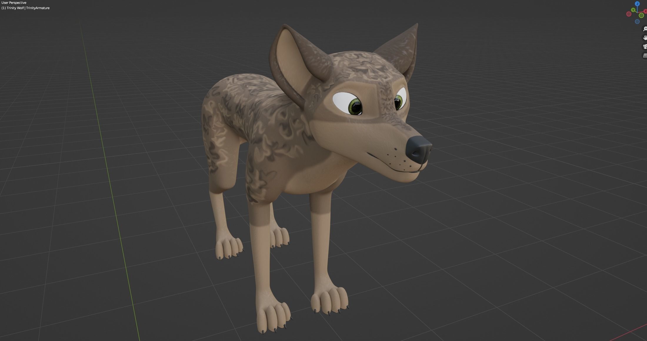 Trinity Wolf 3D model_39