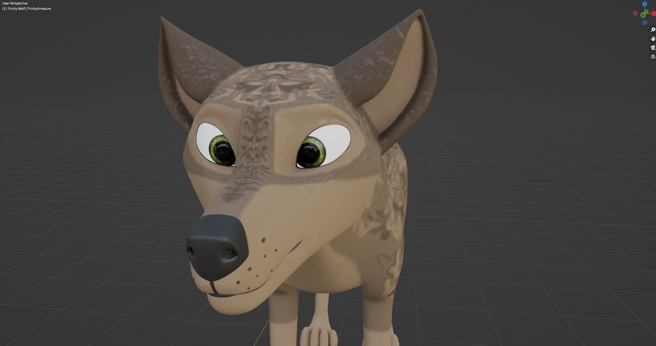 Trinity Wolf 3D model_40