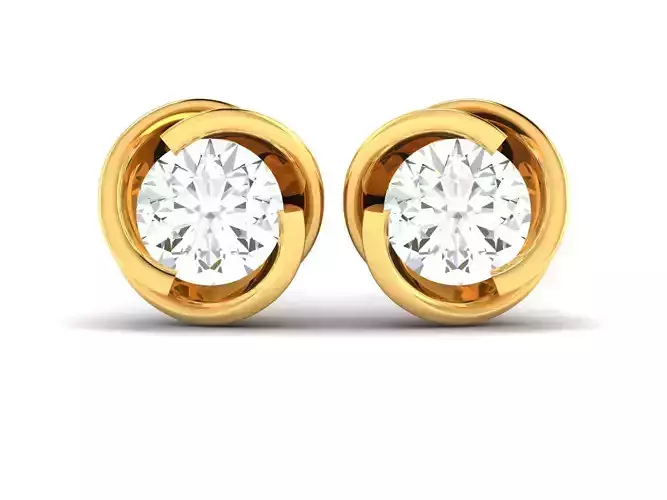 Women earrings 3D print model