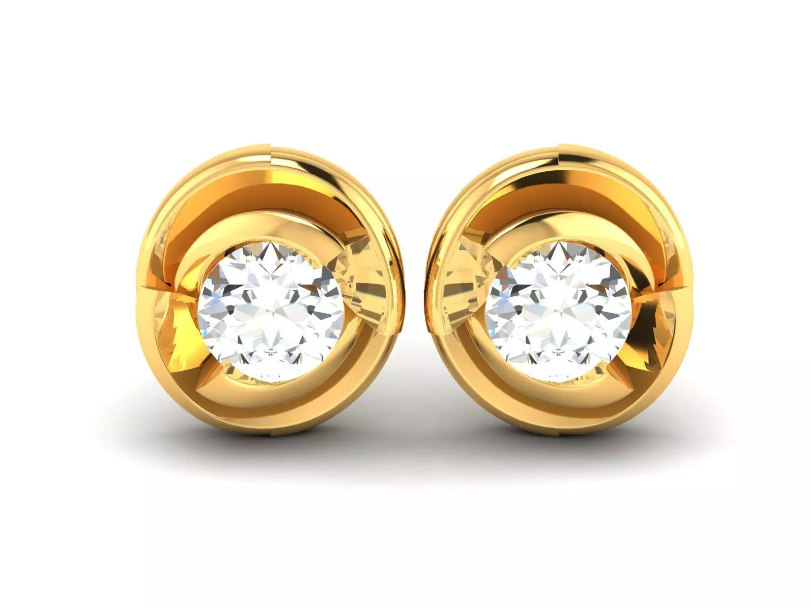 Women earrings 3D print model_0