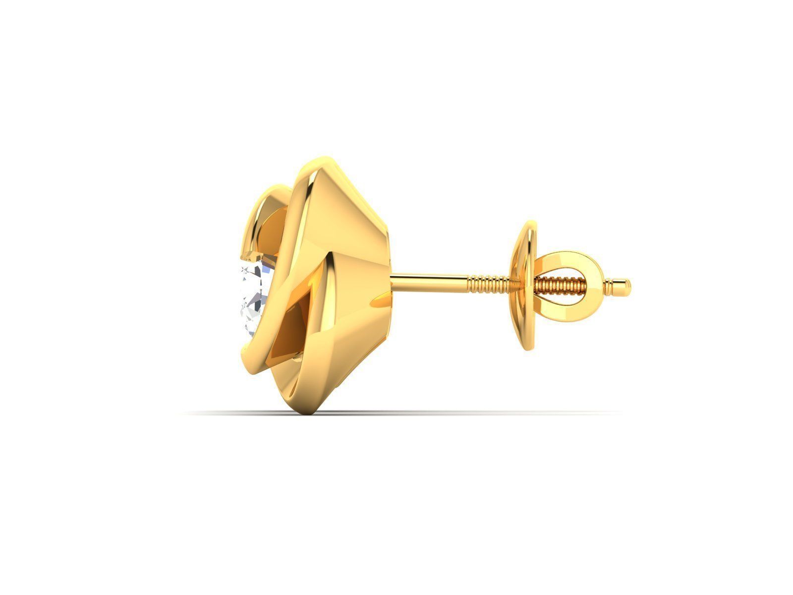 Women earrings 3D print model_4