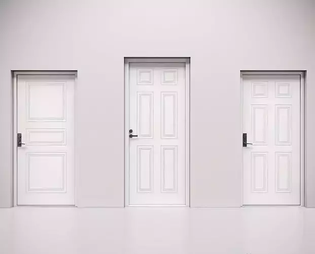 Modern wooden Door 01-msk