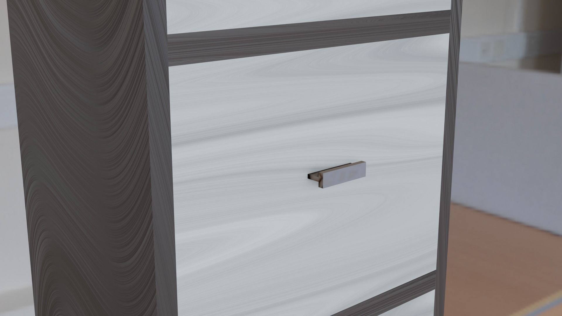 modular cabinets  Low-poly 3D model_2