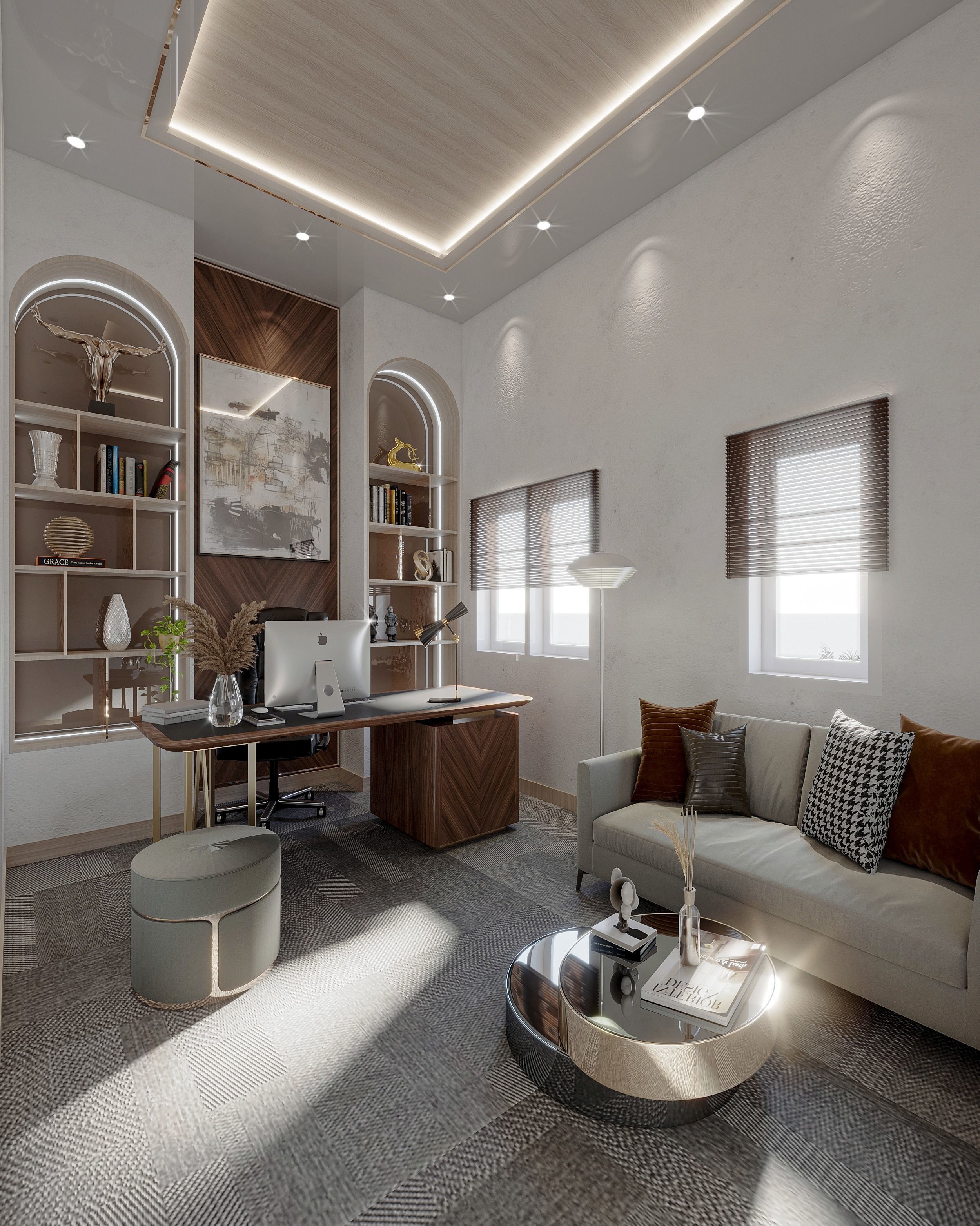 Interior Design Office 3D model_1