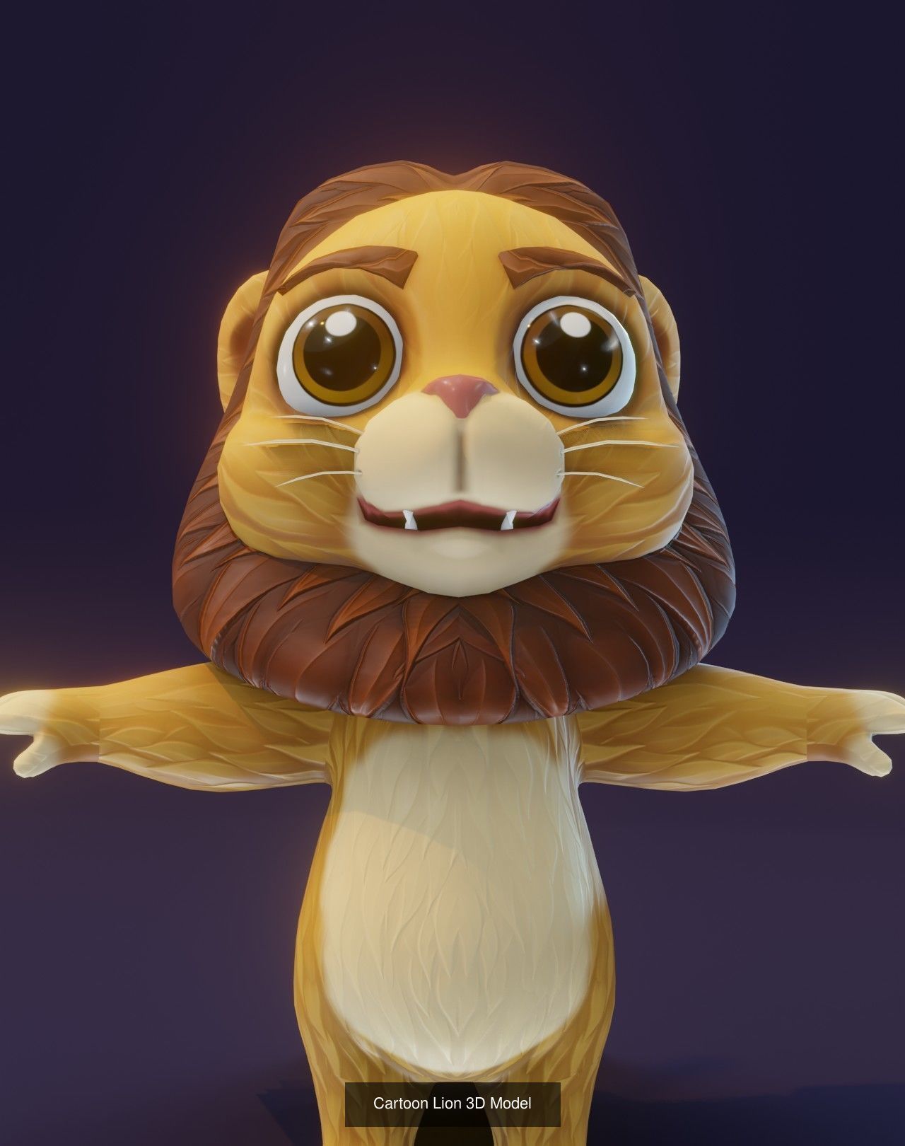 Cartoon Lion 3D Collection _4