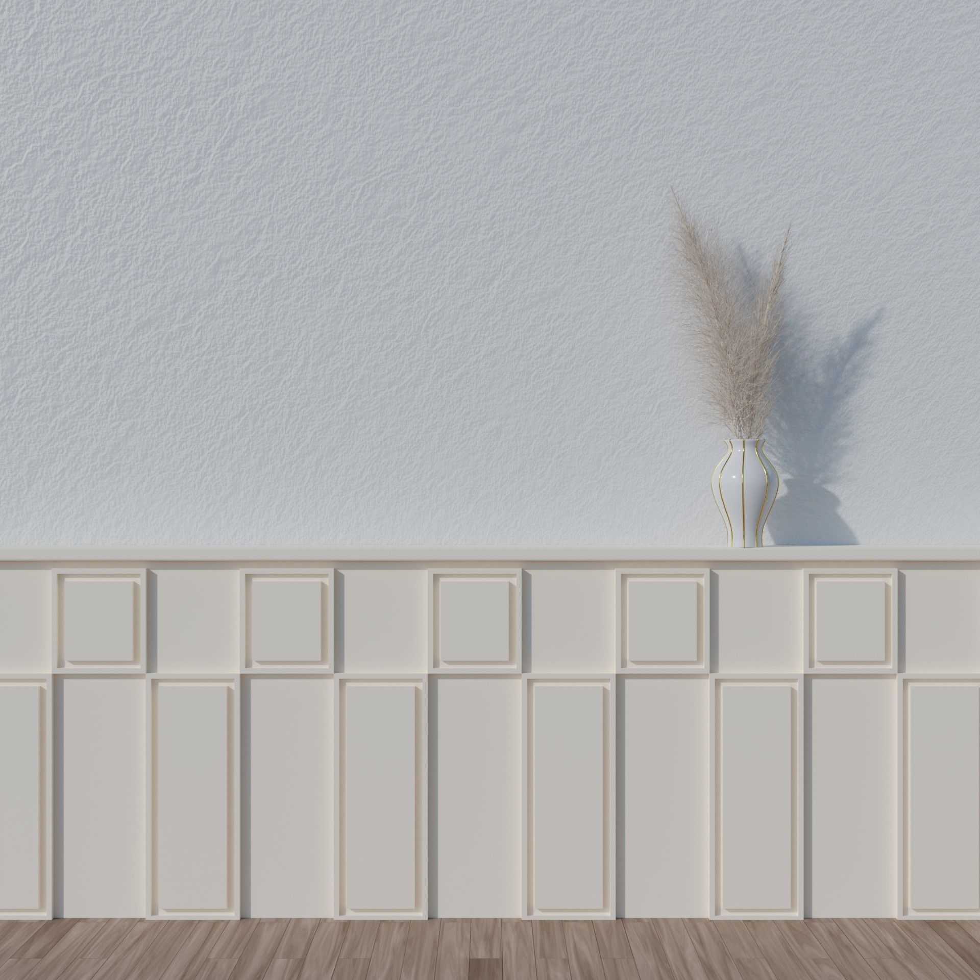 Wall Partition 01 Low-poly 3D model_2
