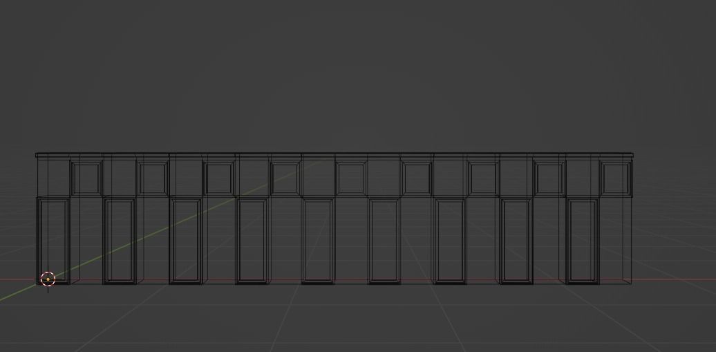 Wall Partition 01 Low-poly 3D model_3