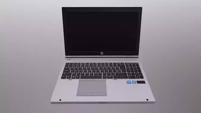 Laptop HP 3D model