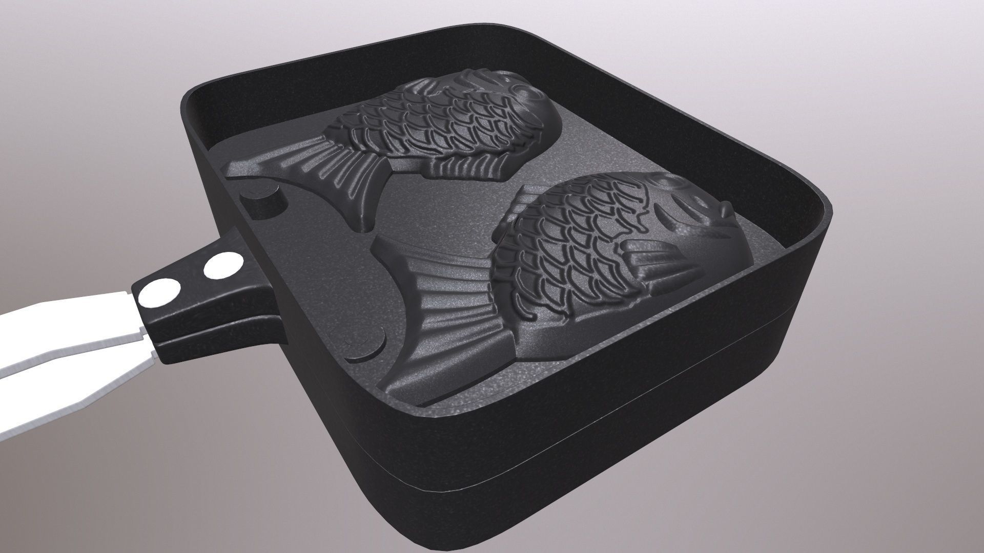 Fish Pan 3D model_9