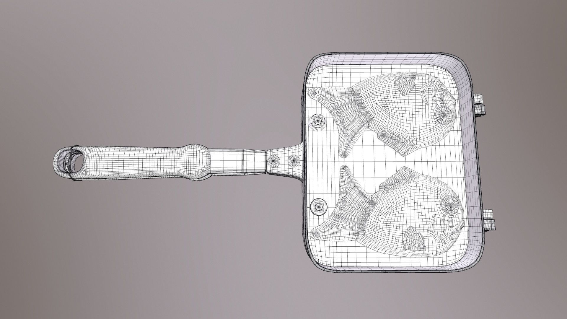 Fish Pan 3D model_15