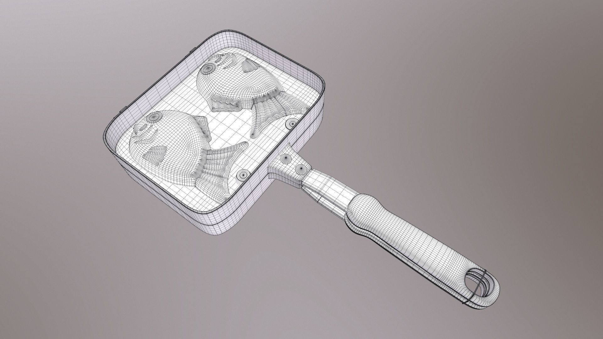 Fish Pan 3D model_12