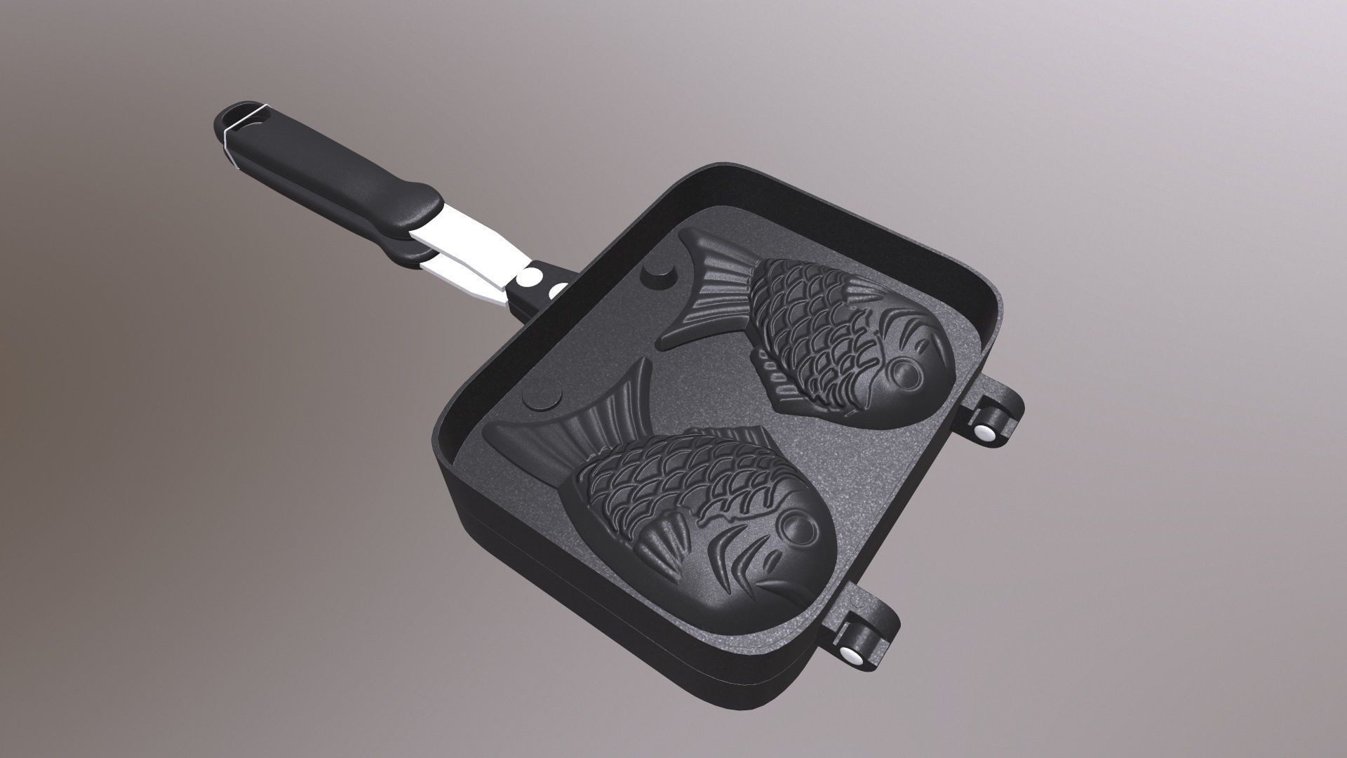 Fish Pan 3D model_4