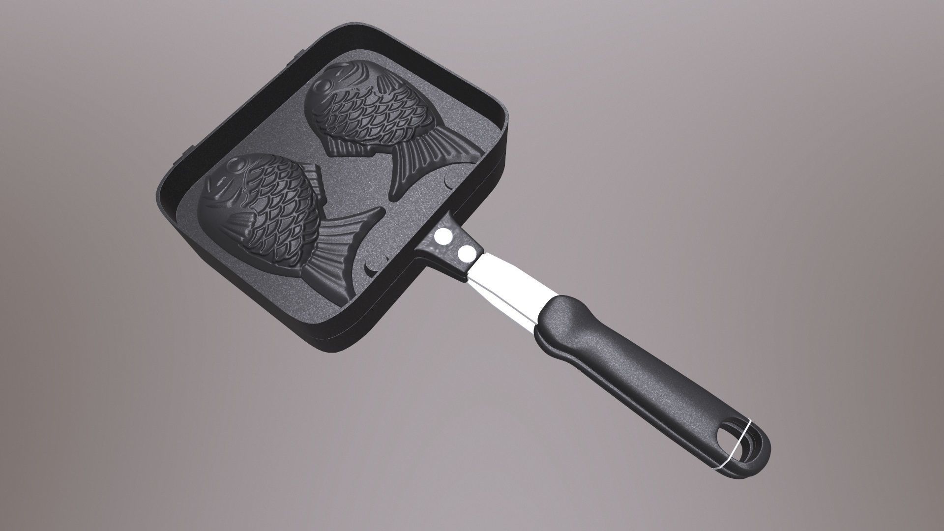 Fish Pan 3D model_6