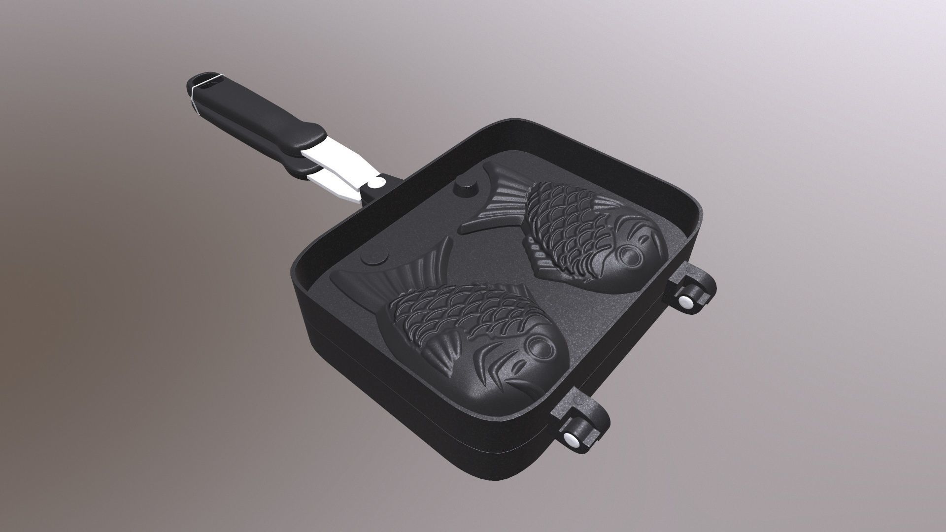 Fish Pan 3D model_3