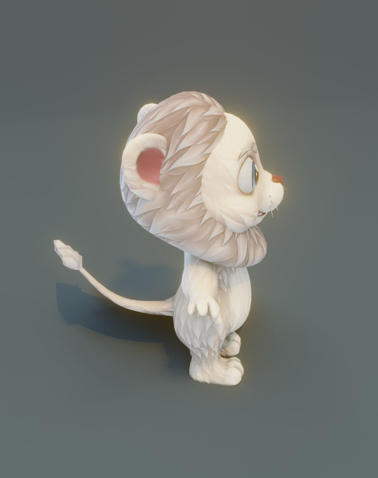 Cartoon Lion Rigged 3D Collection _37