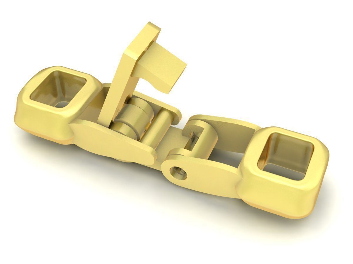 lock for cuban men bracelets and necklaces 3574 3D print model_7