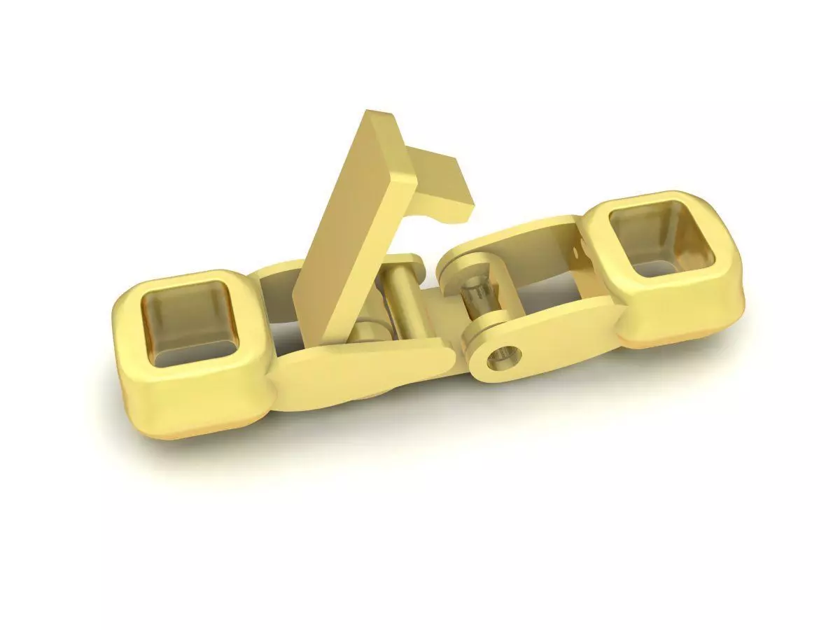 lock for cuban men bracelets and necklaces 3574 3D print model_0