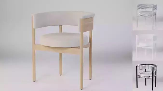 Minatomirai cafe chair 56x53x67