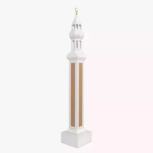 Islamic Minaret 3D model