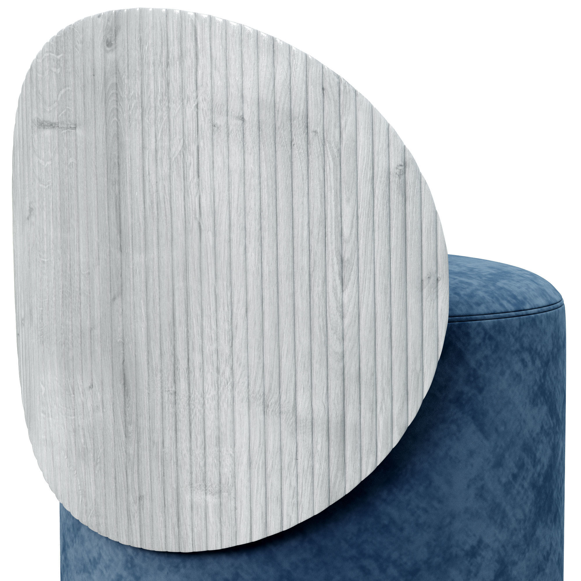 HEGE Pouf rond By Shake 3D model_3