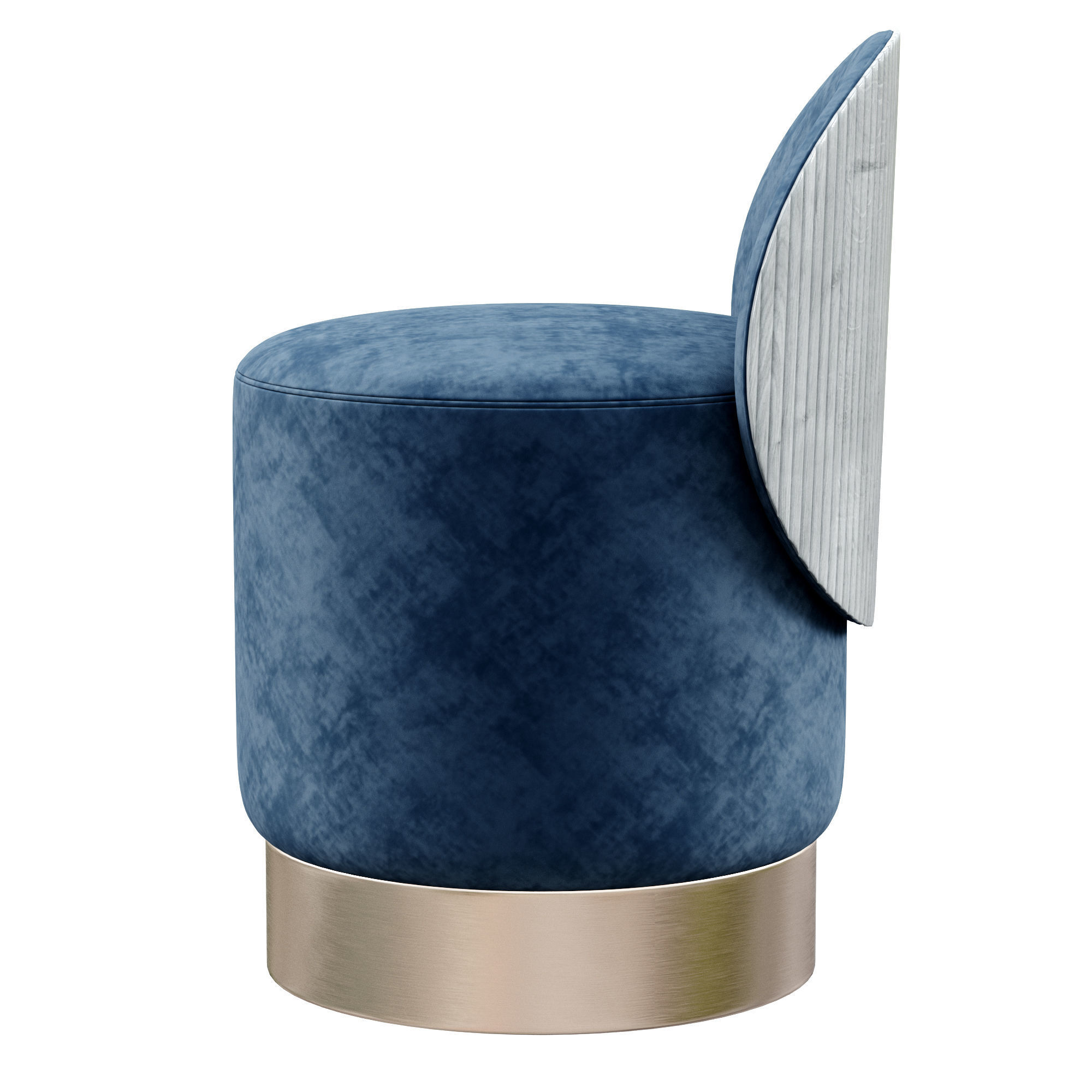 HEGE Pouf rond By Shake 3D model_4