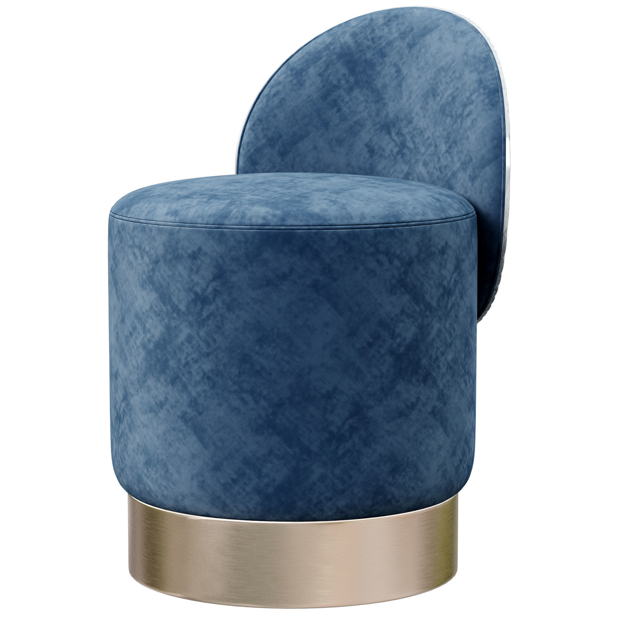 HEGE Pouf rond By Shake 3D model_1