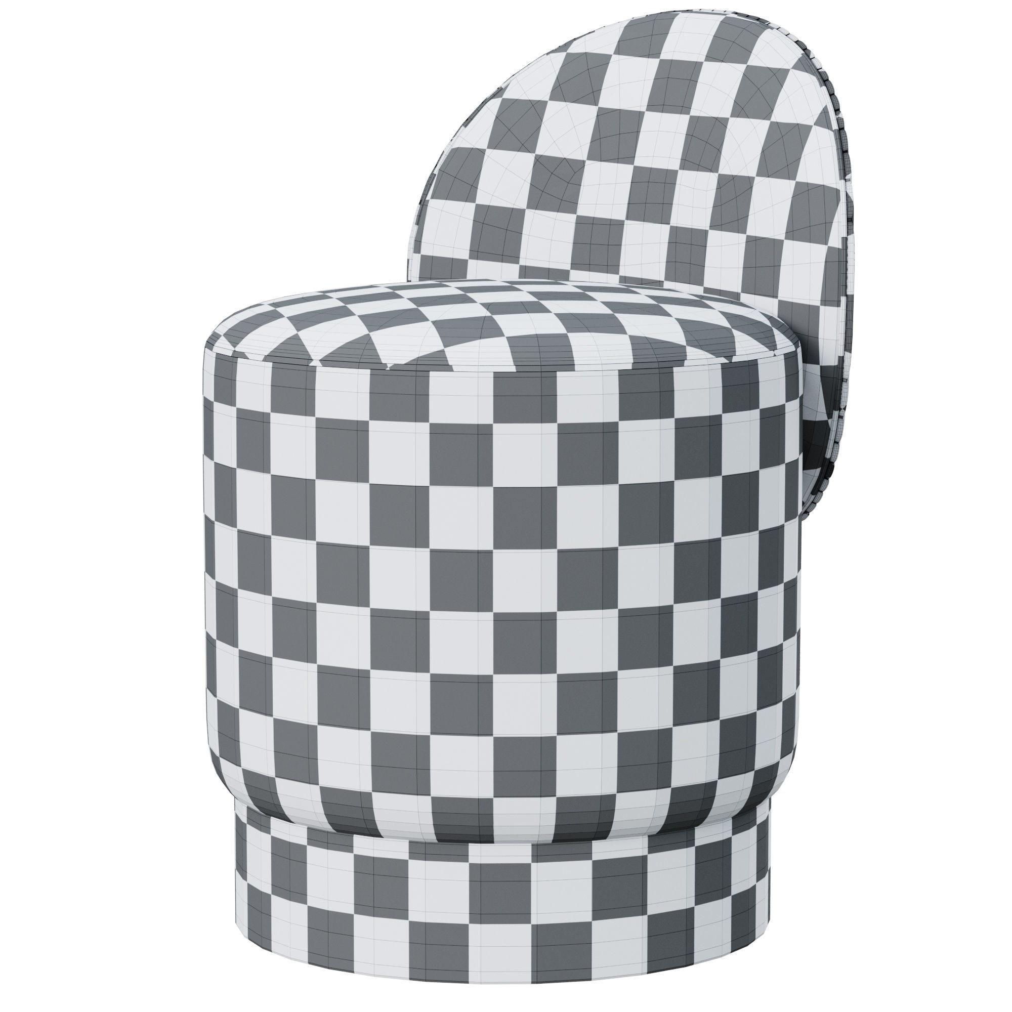 HEGE Pouf rond By Shake 3D model_5