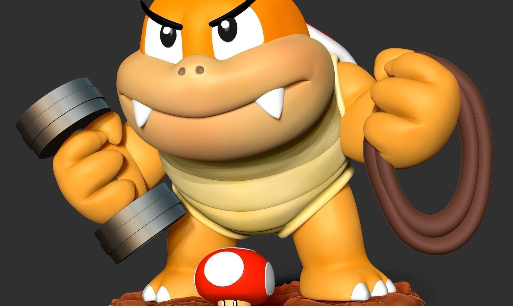 Boom Boom - Super Mario Fanart 3D print model_6