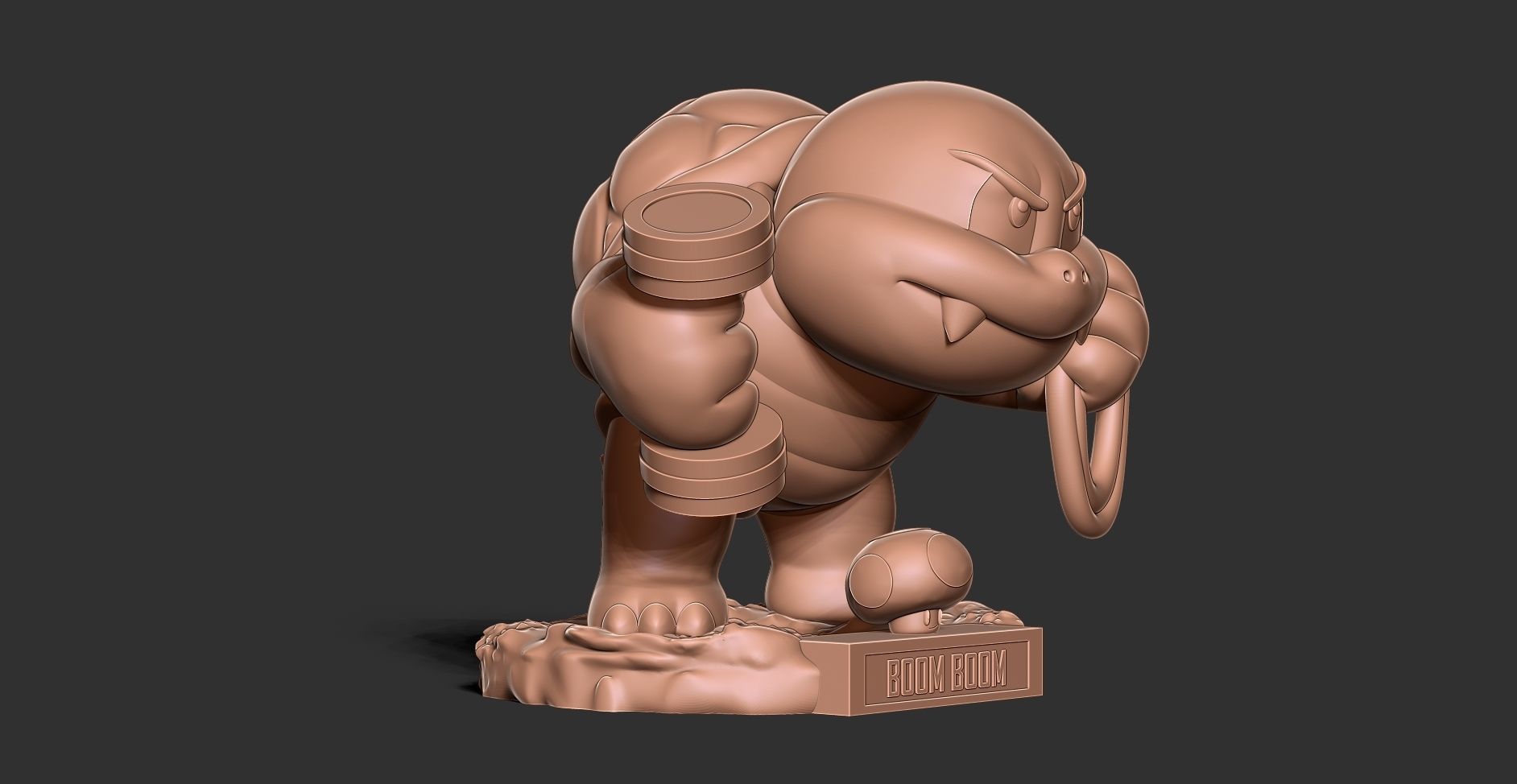 Boom Boom - Super Mario Fanart 3D print model_16