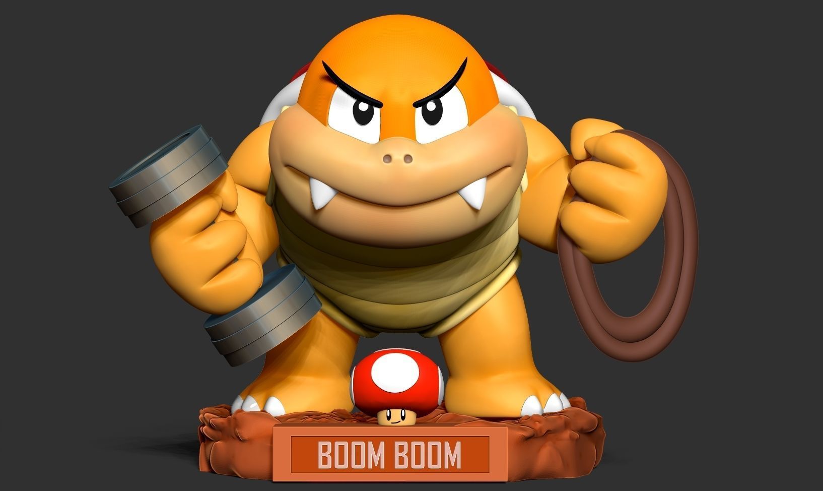 Boom Boom - Super Mario Fanart 3D print model_9