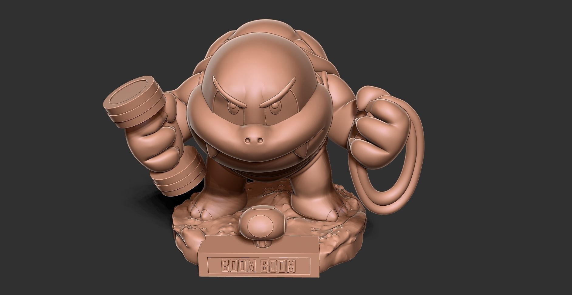 Boom Boom - Super Mario Fanart 3D print model_18
