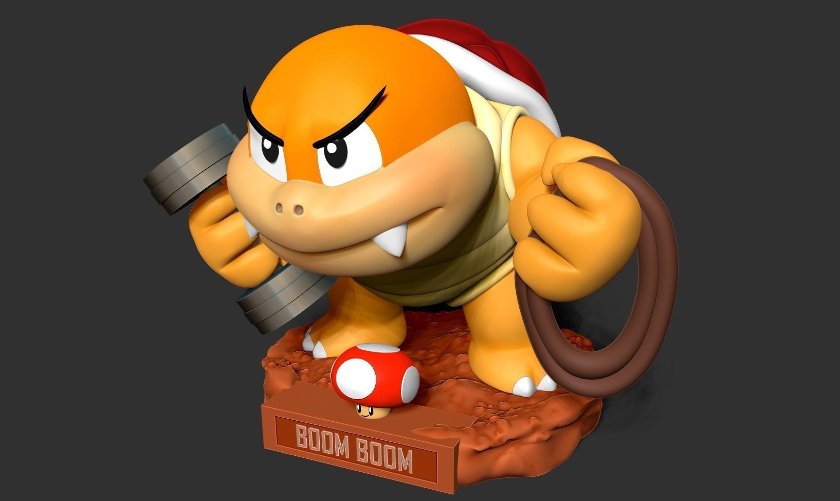 Boom Boom - Super Mario Fanart 3D print model_17