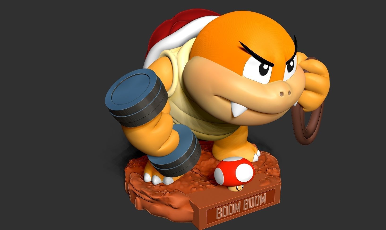 Boom Boom - Super Mario Fanart 3D print model_19