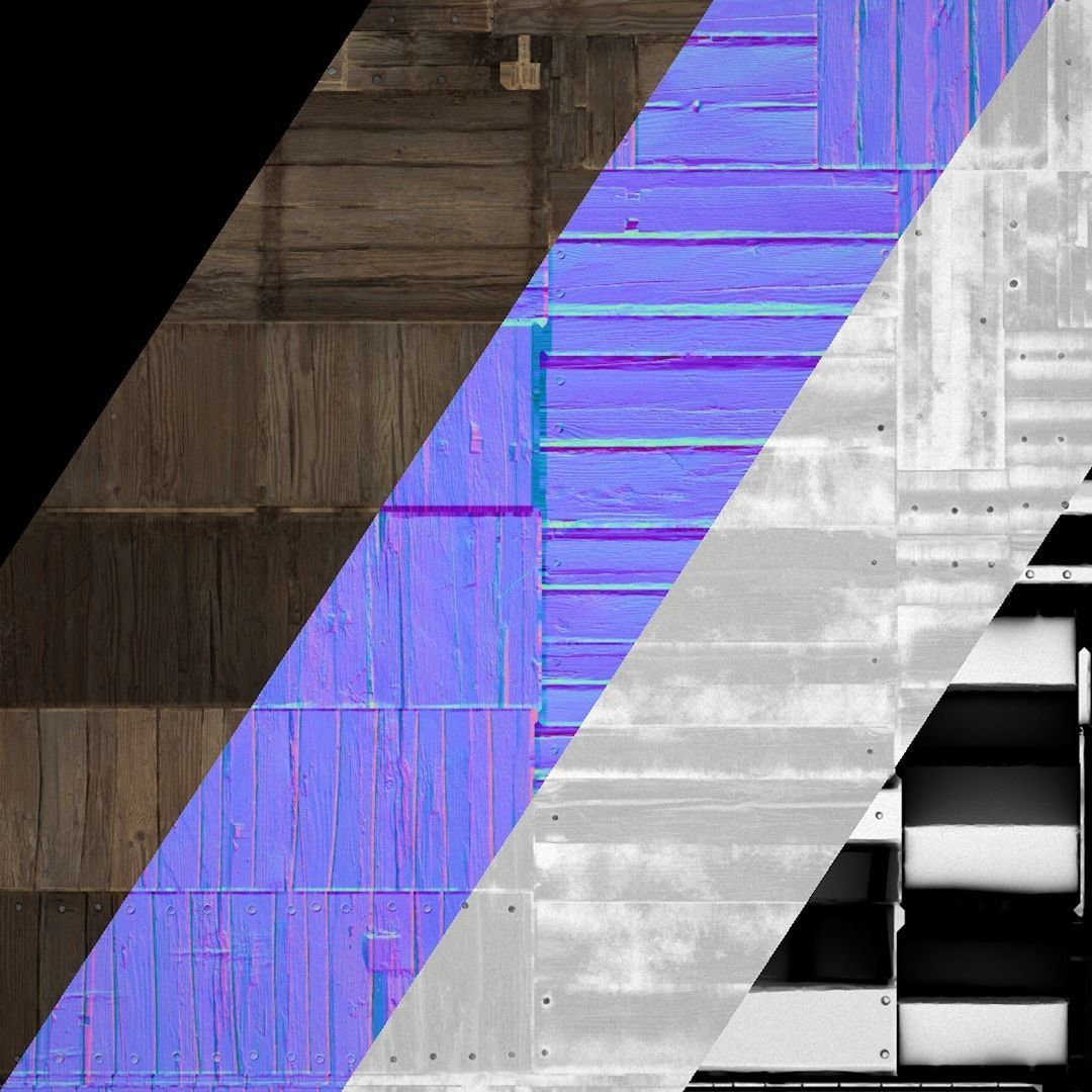 Peaches Crate Stand Box Low-poly 3D model_10