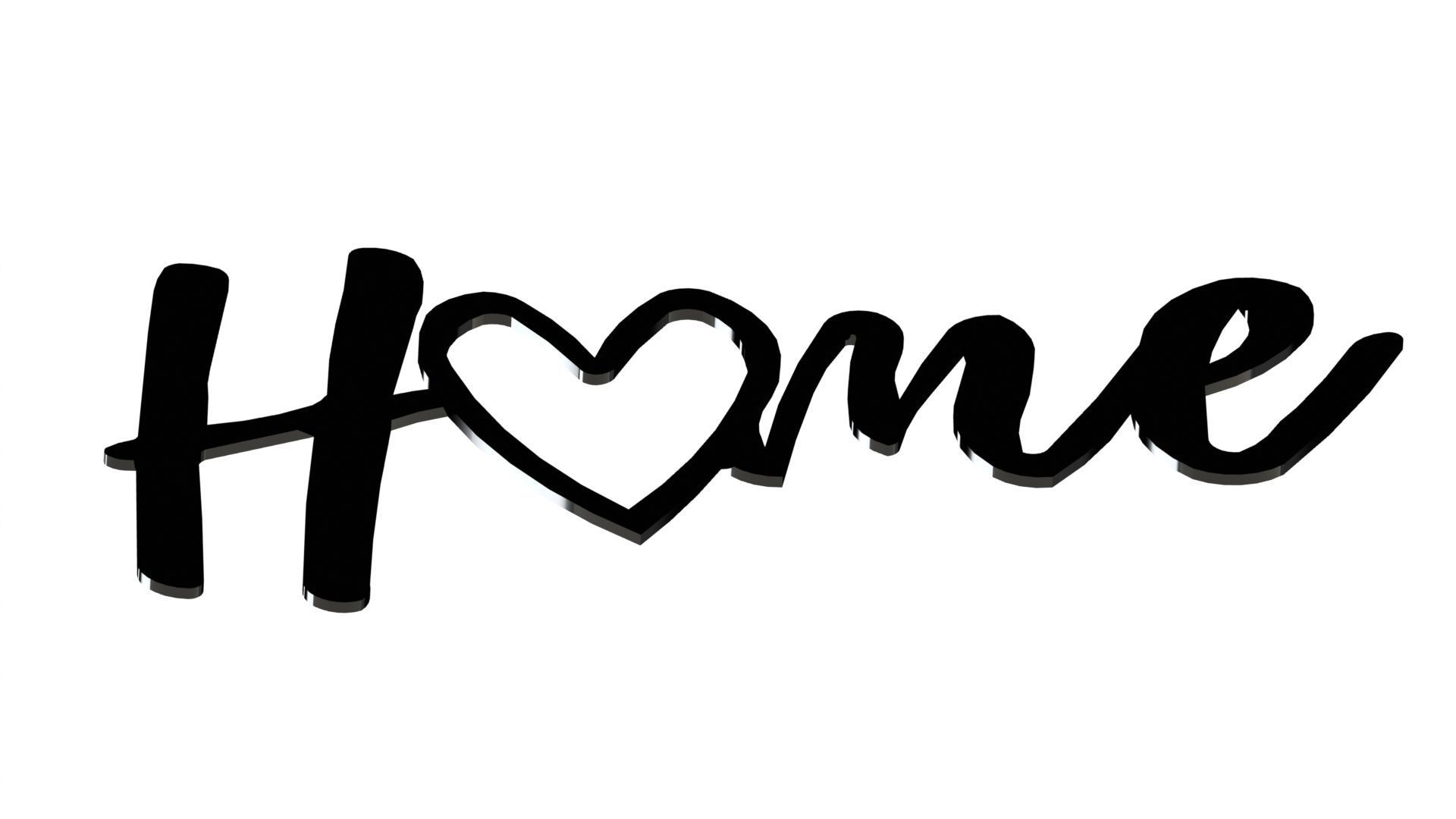 Poster Home 3D print model_1