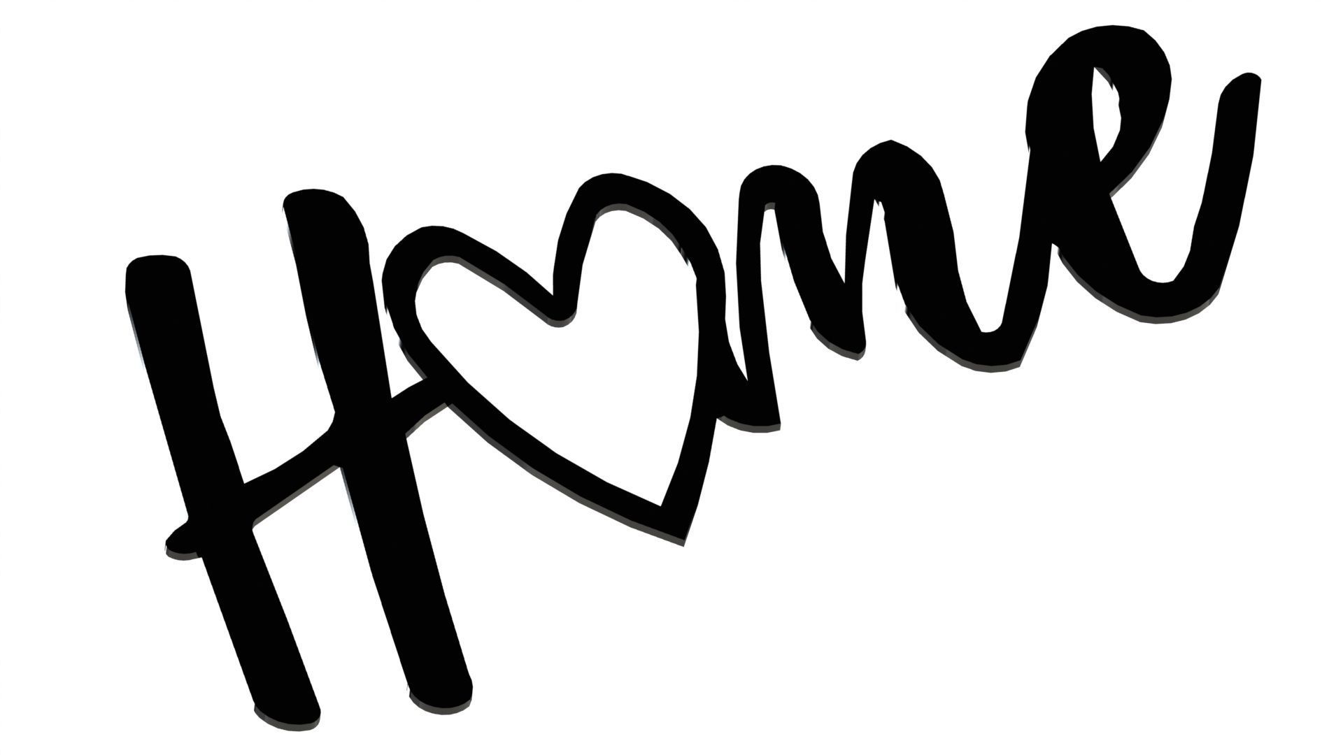 Poster Home 3D print model_4