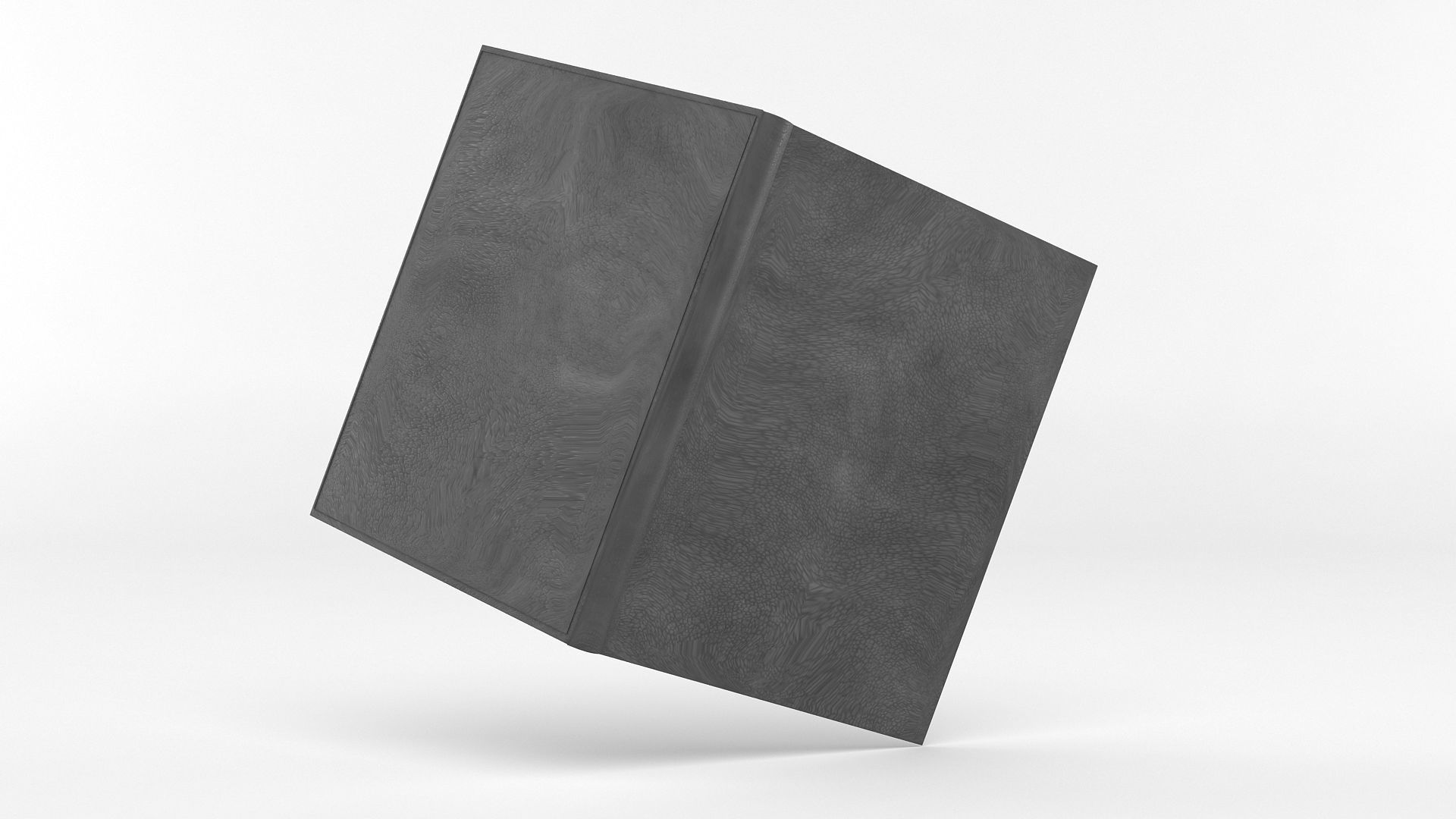 Certificate mockup of folded paper 3D model_4