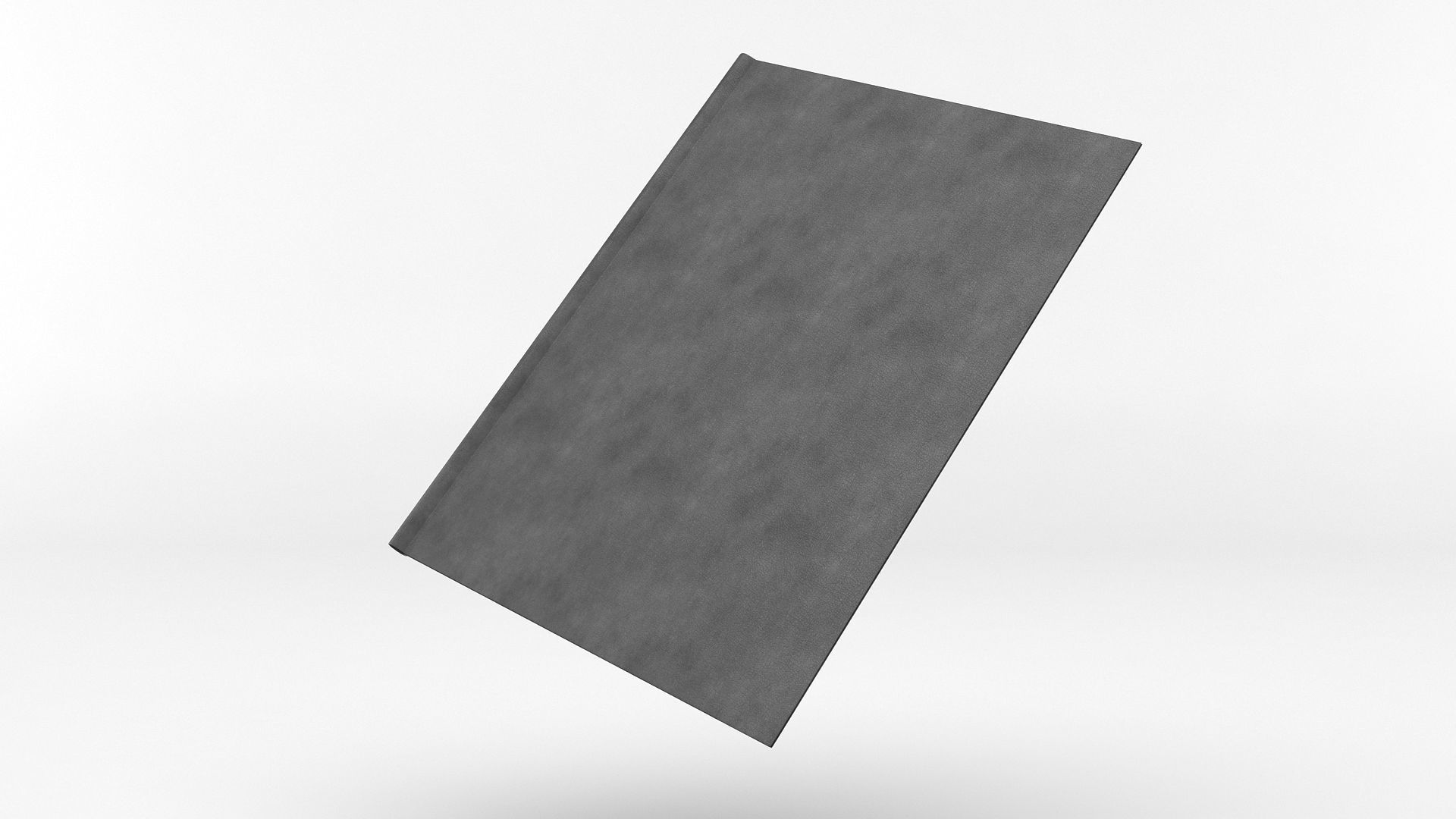 Certificate mockup of folded paper 3D model_5