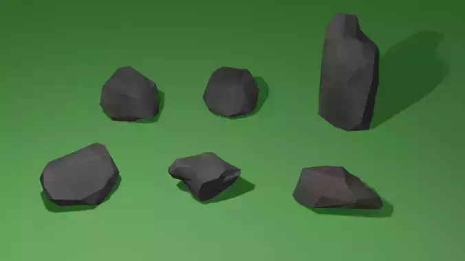 Low Poly Stone Pack