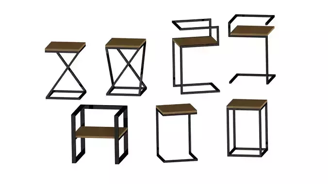 LOFT chair 3D Model Collection