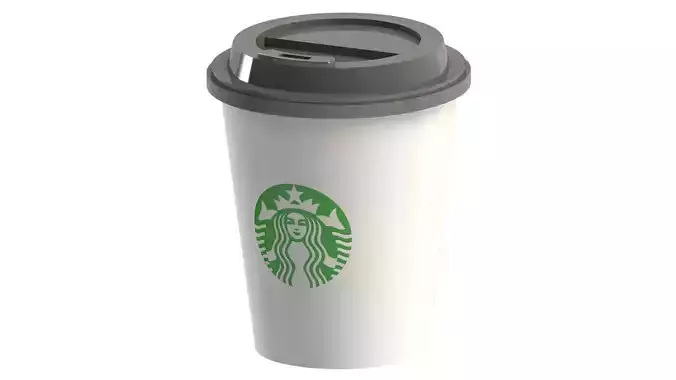 Starbucks Coffee cup 250 ml 3D print model